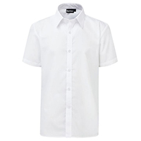 White Short Sleeved Shirt (Child) - Pack of 2